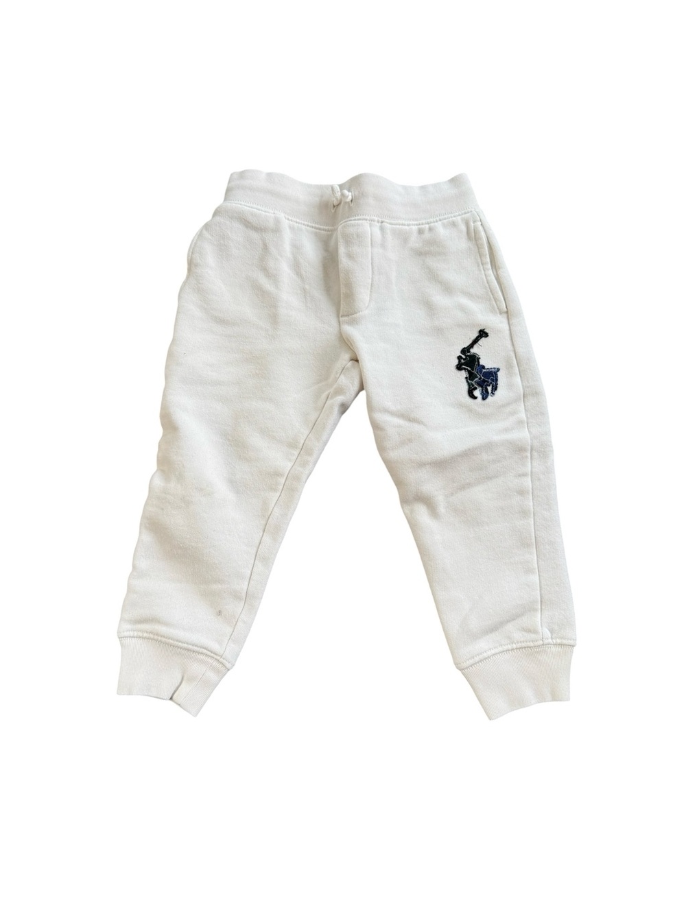 Polo Ralph Lauren Holiday White Jogging Pants Size—3 Toddler